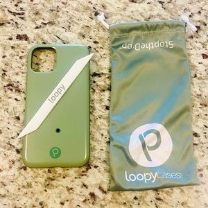 iPhone 11 Pro Loopy Case Saga Green